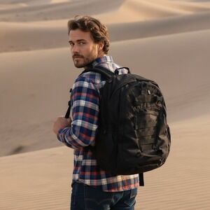 Fieldline Tactical Black Large Backpack Hunting Range Hiking Outdoors Ammo Bag *